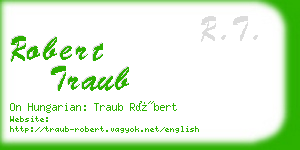 robert traub business card